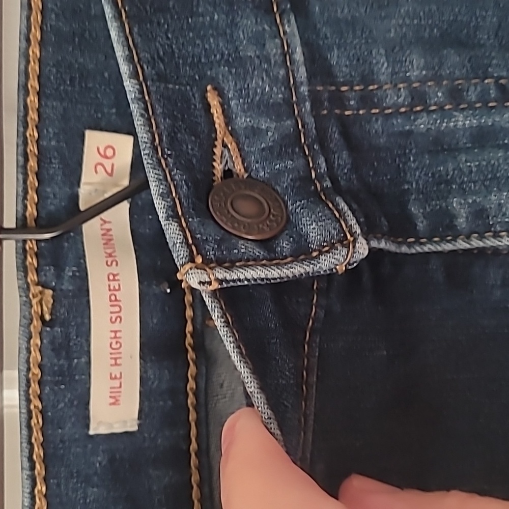 Levi's mile high super skinny jeans - Picture 3 of 6